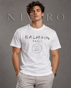 Remera Balmain Silver Paris
