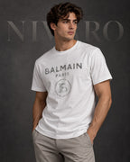 Remera Balmain Silver Paris