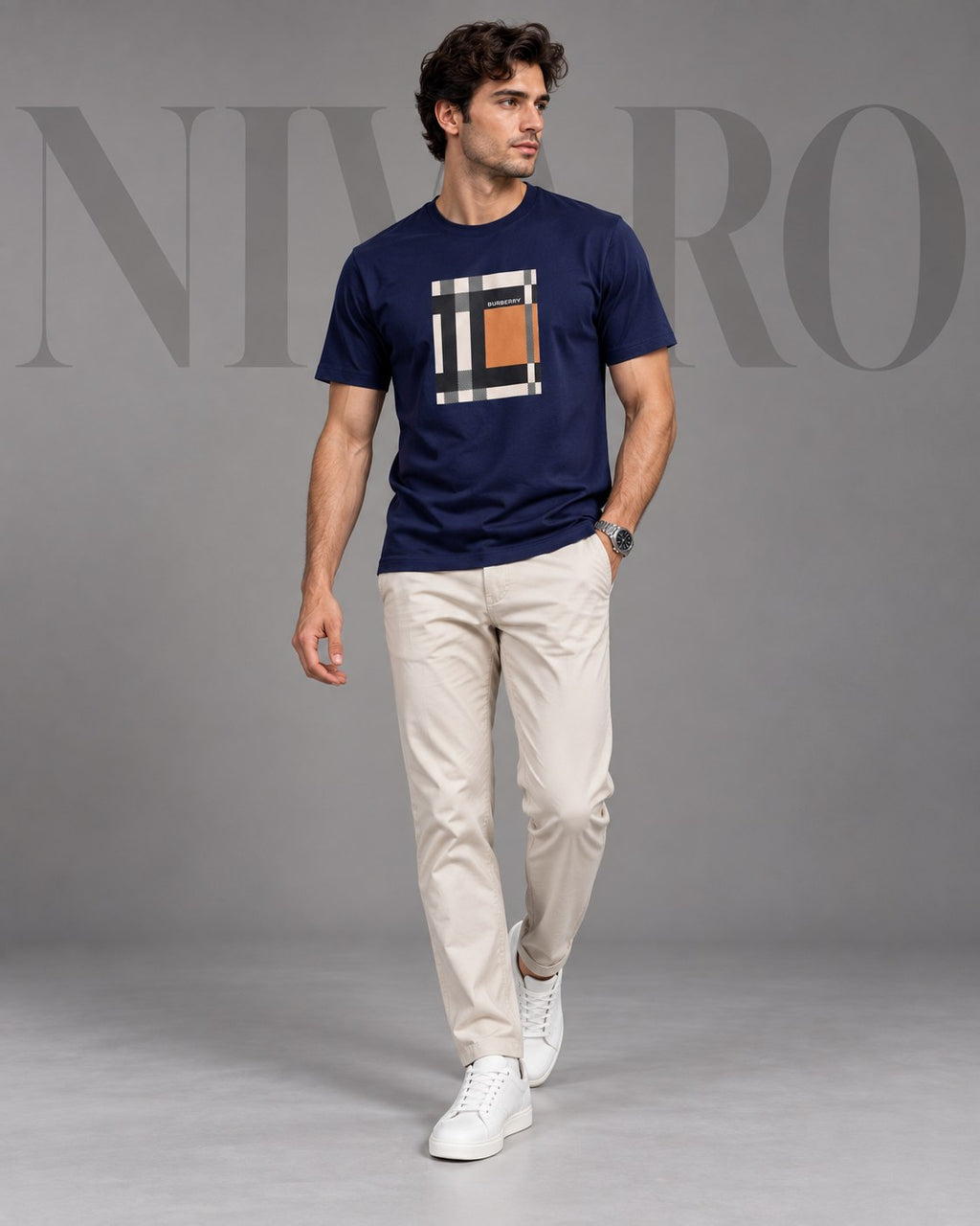 Remera Burberry Heritage Check