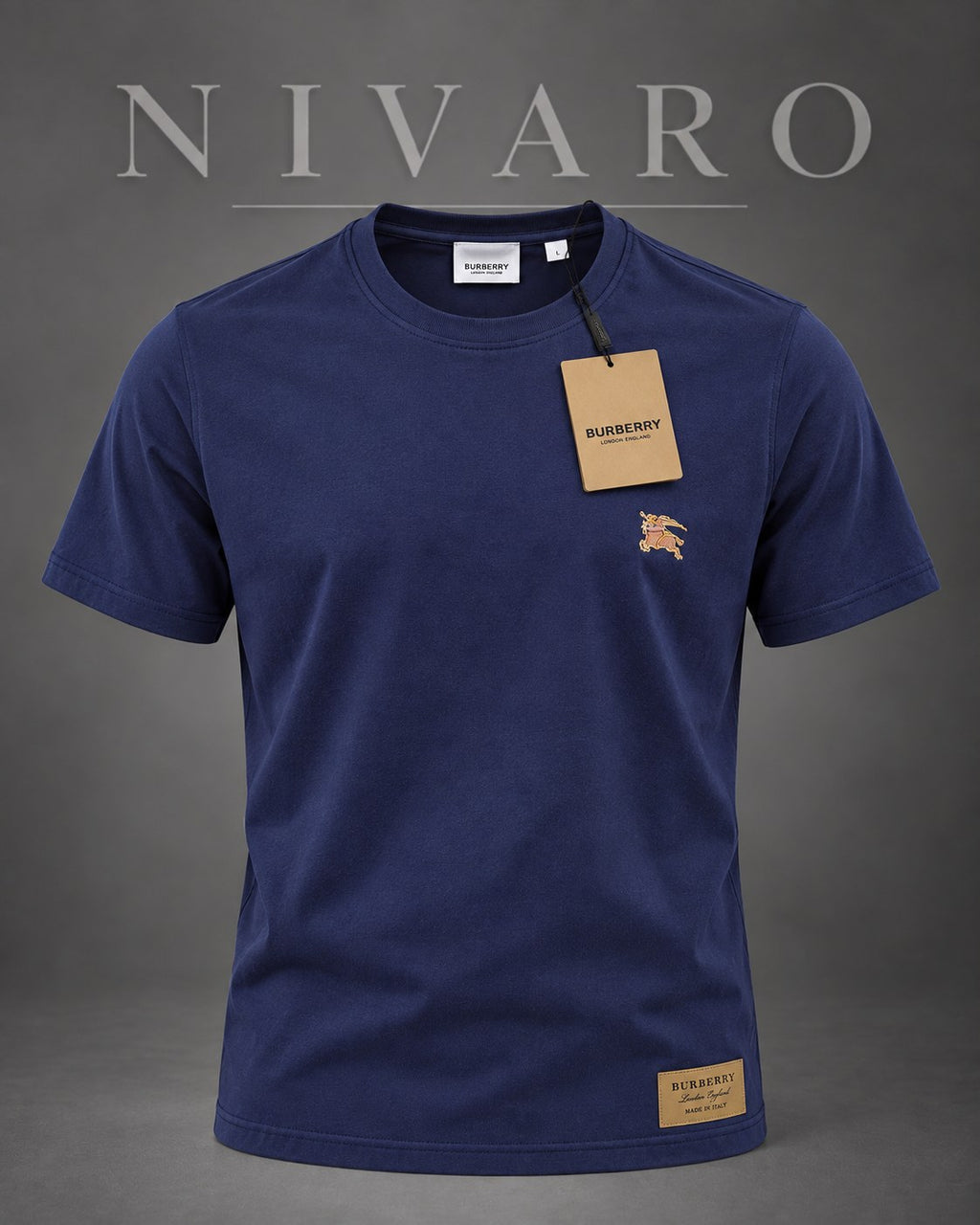 Remera Burberry Navy Knight