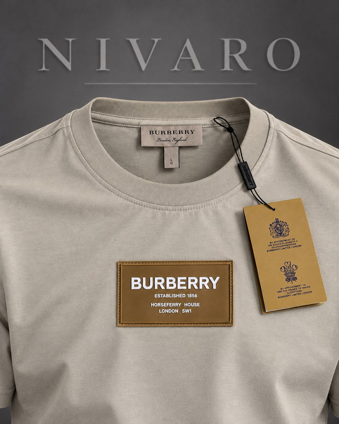 Remera Burberry Sand Label