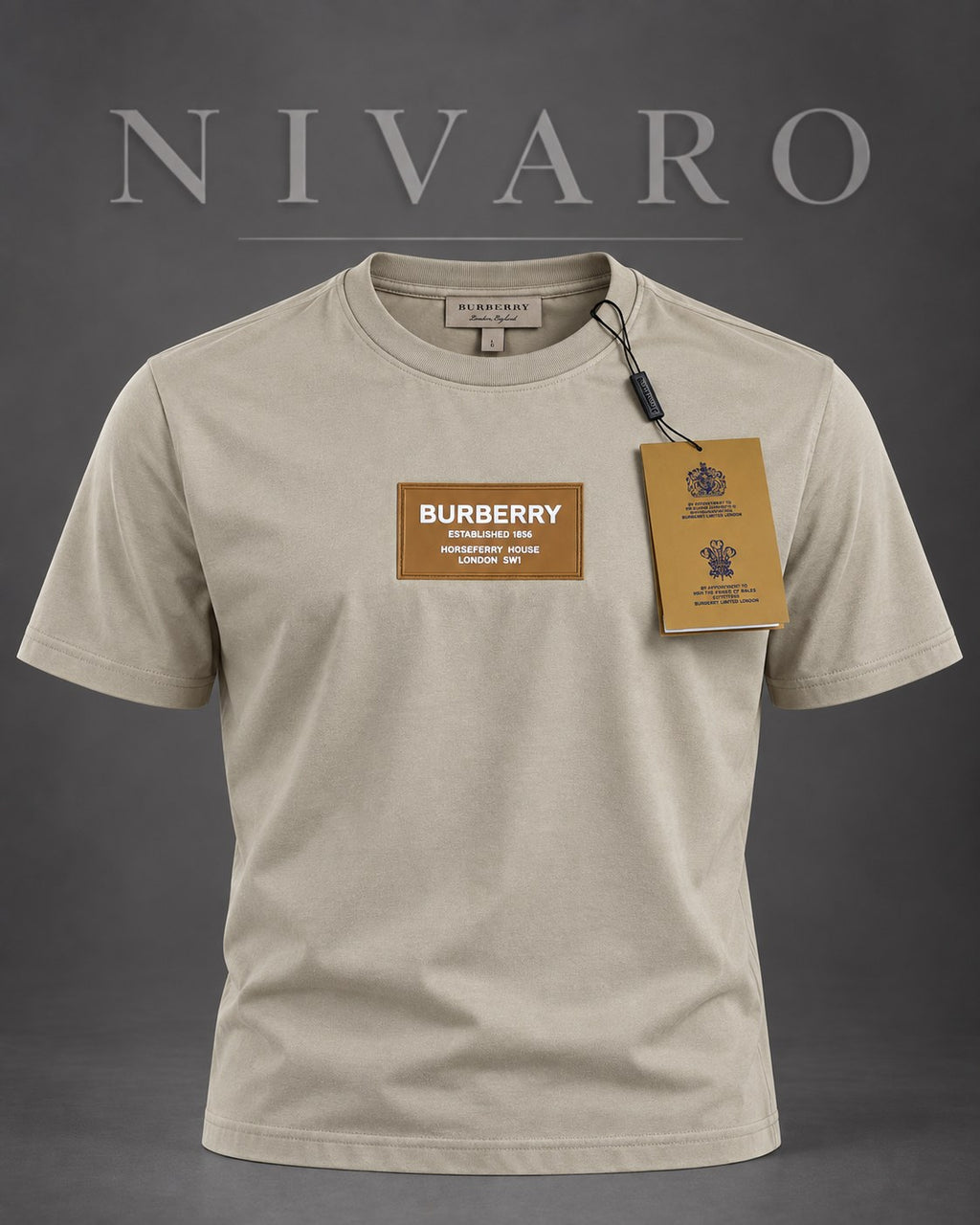 Remera Burberry Sand Label
