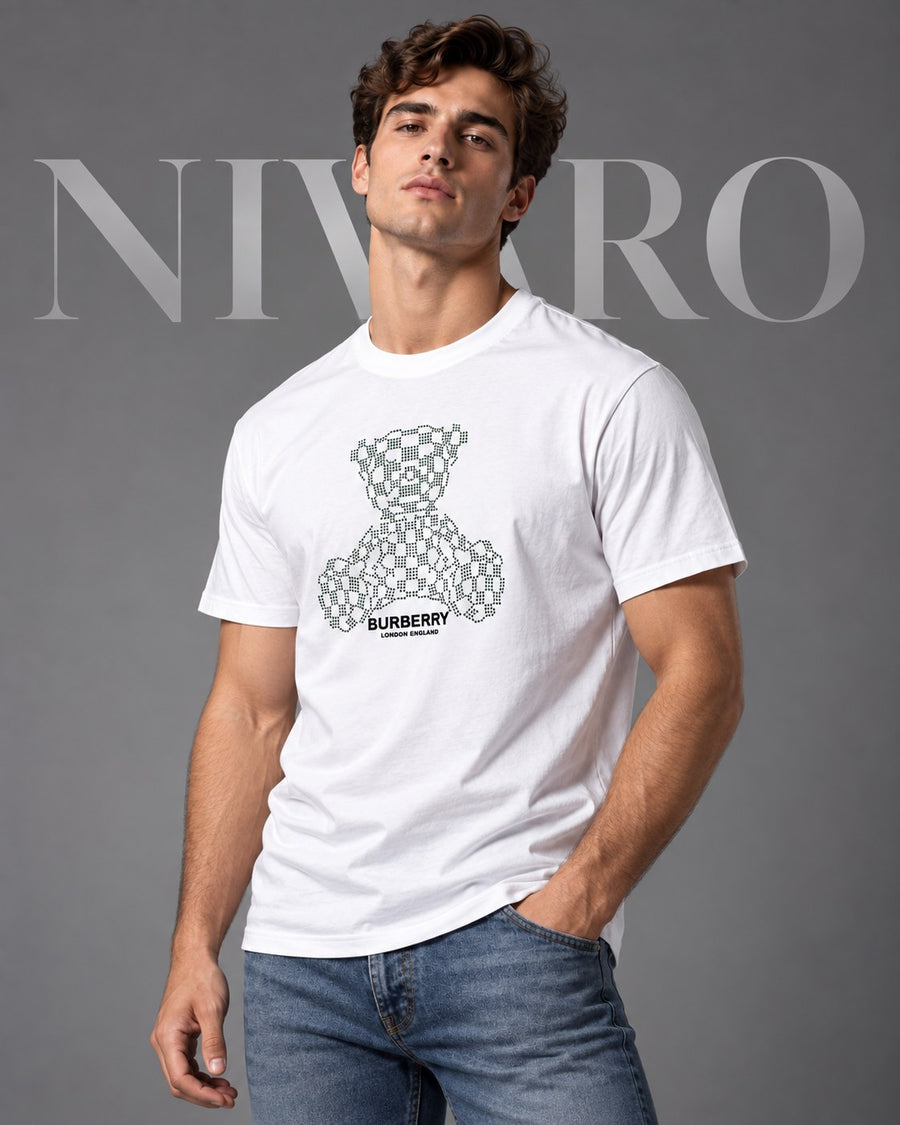 Remera Burberry Teddy Check