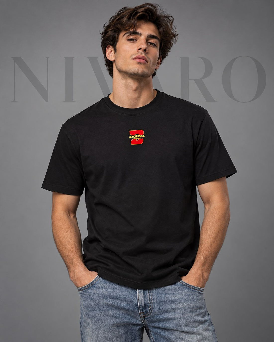 Remera Diesel Red Box