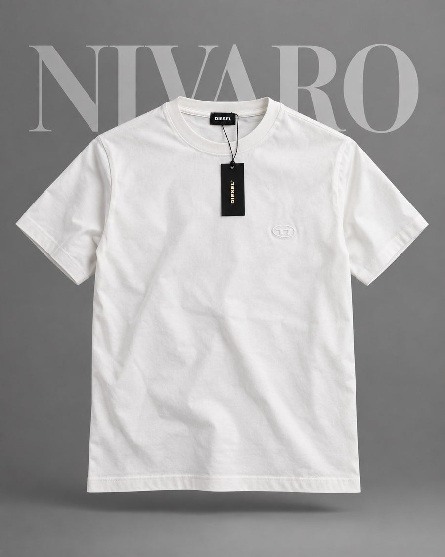 Remera Diesel Clean White