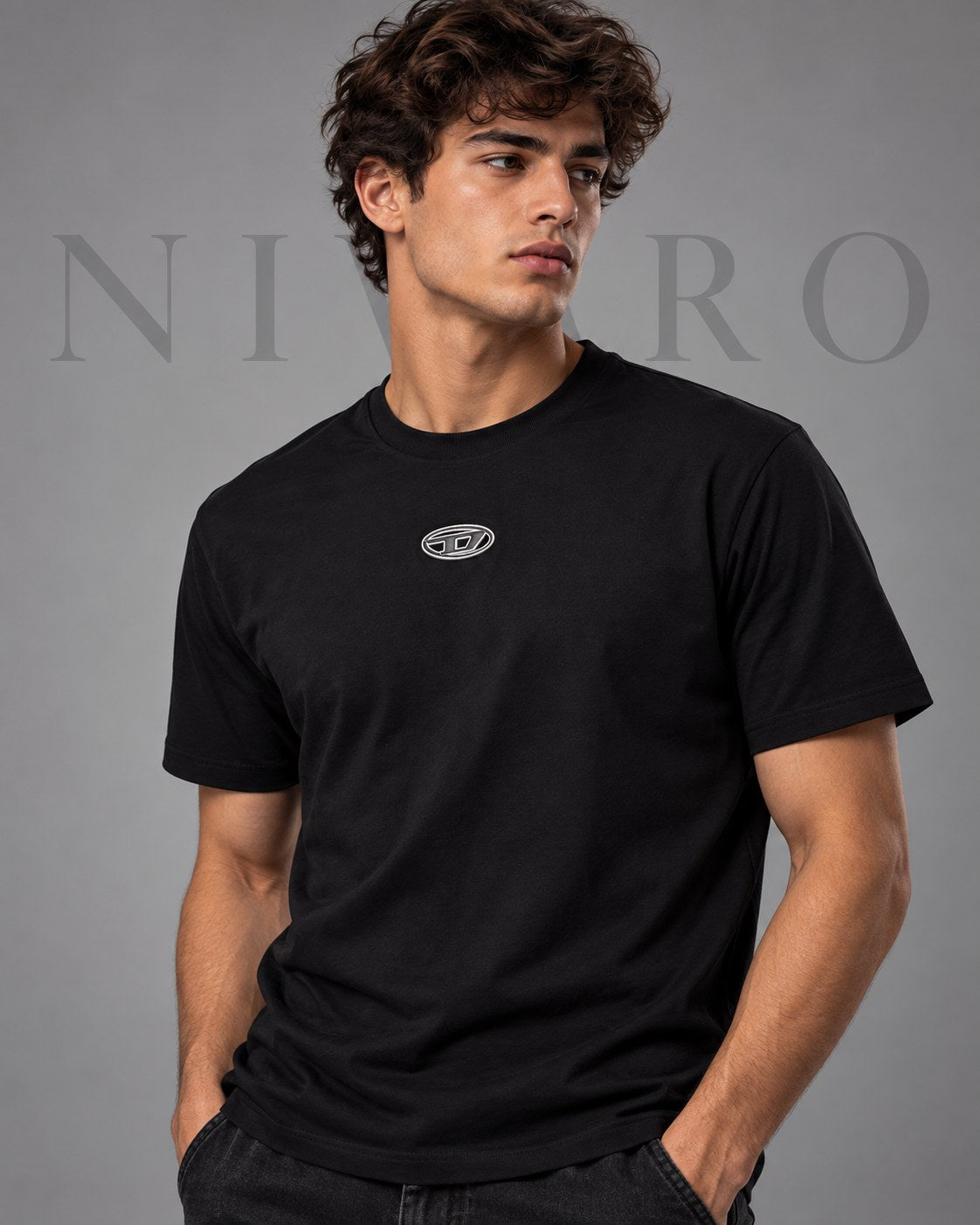 Remera Diesel Black Neon