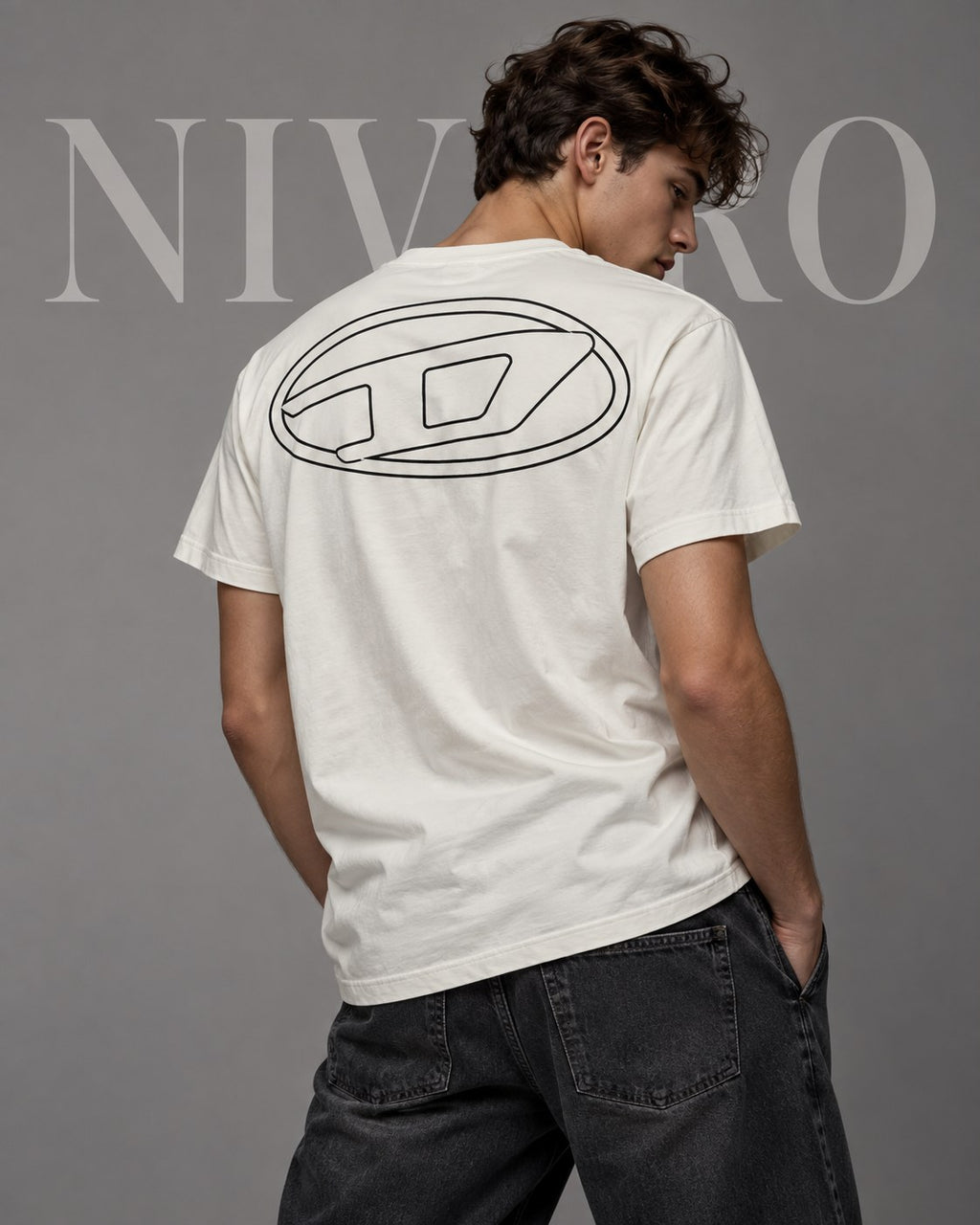 Remera Diesel Silver Oval