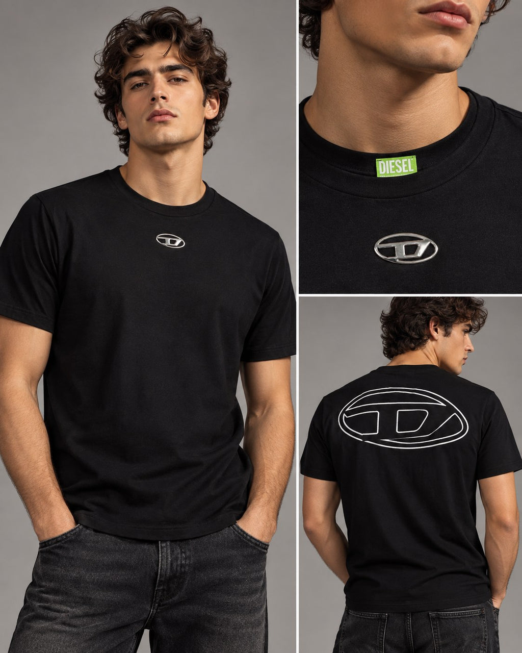 Remera Diesel Big Oval Back
