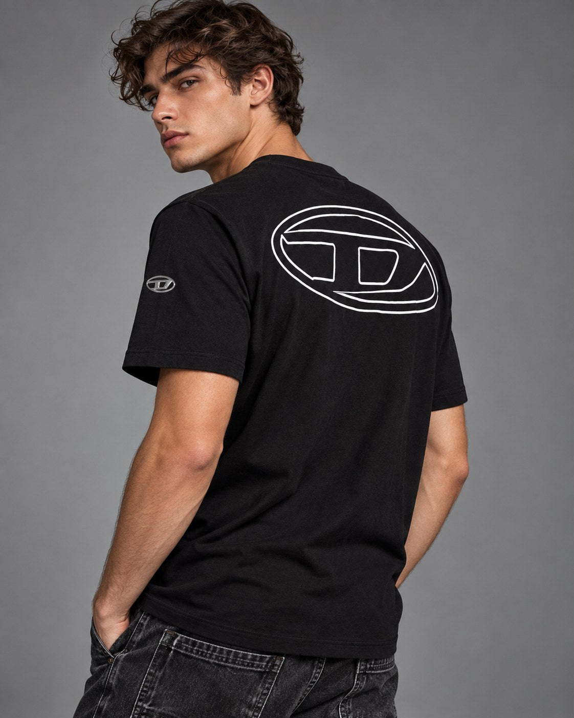 Remera Diesel Big Oval Back