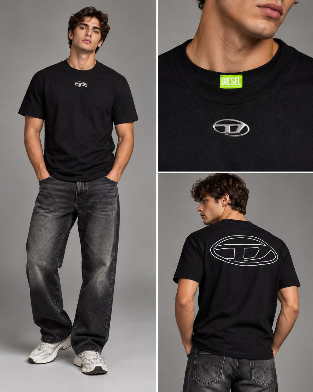Remera Diesel Big Oval Back