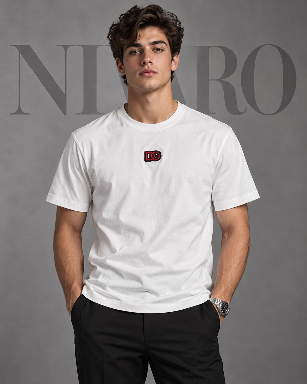 Remera Dolce & Gabbana Red Patch