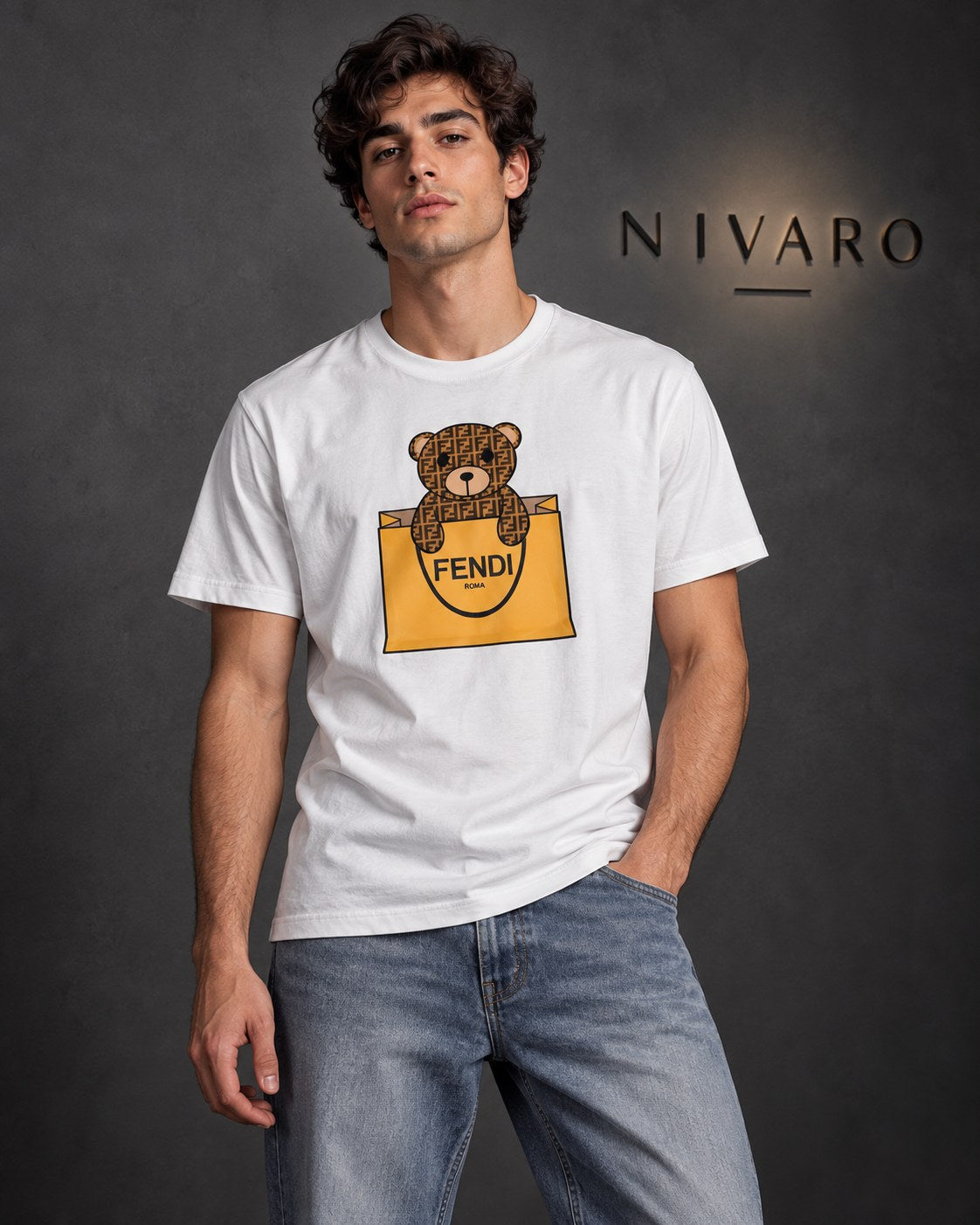 Remera Fendi Teddy Shopper
