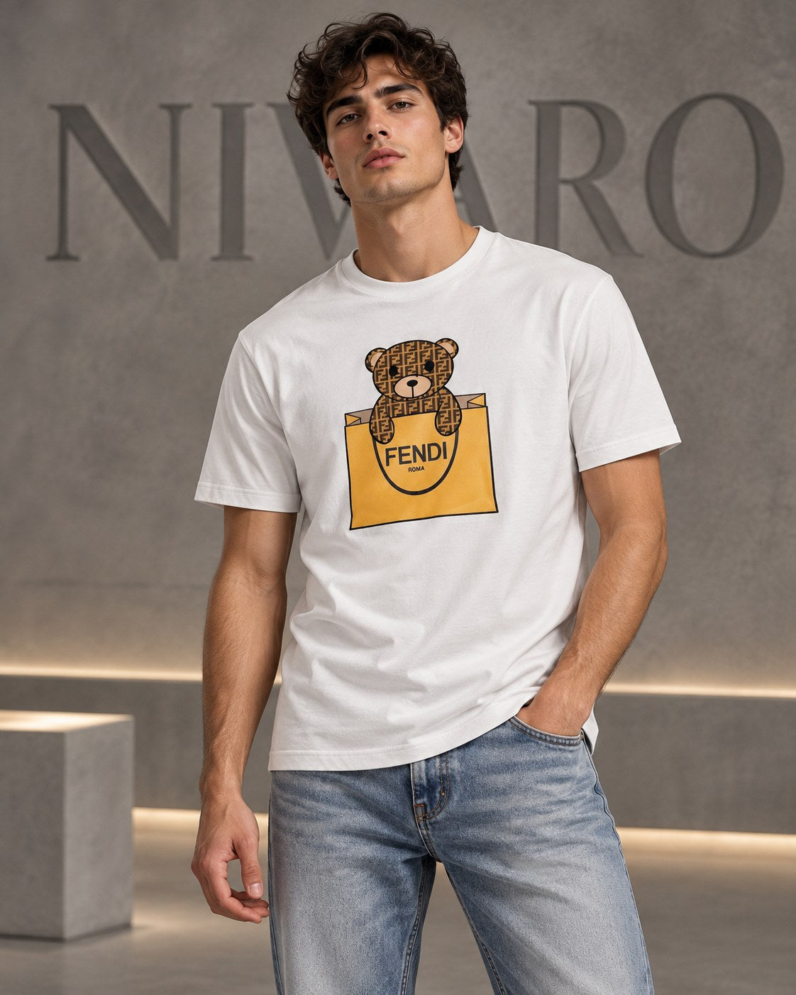 Remera Fendi Teddy Shopper