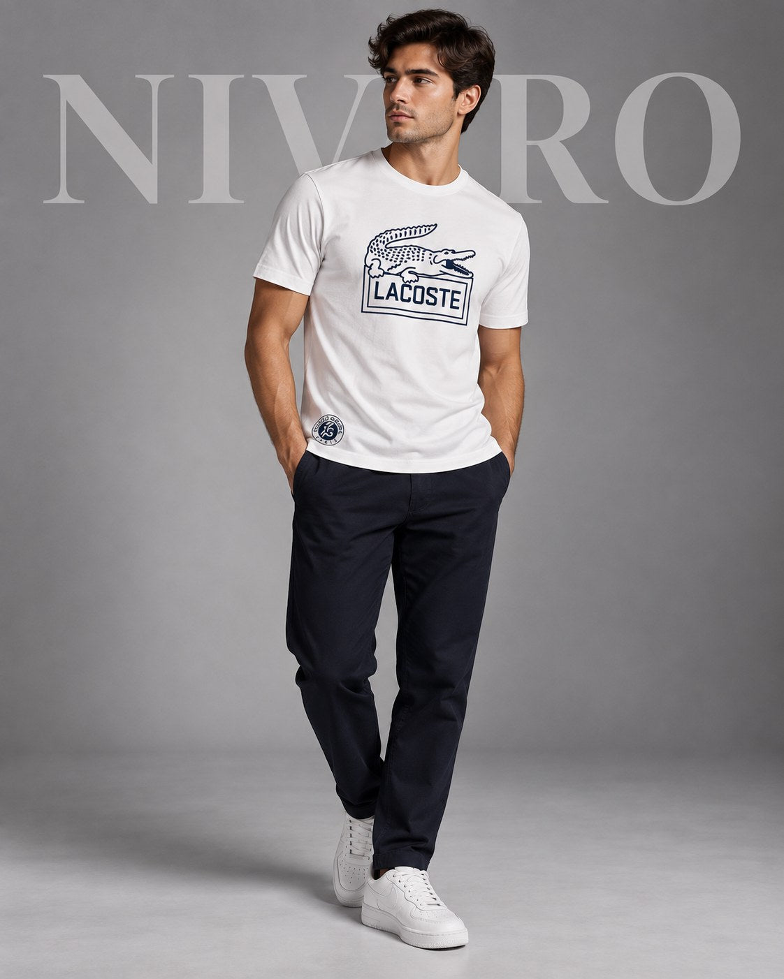Remera Lacoste Big Croc