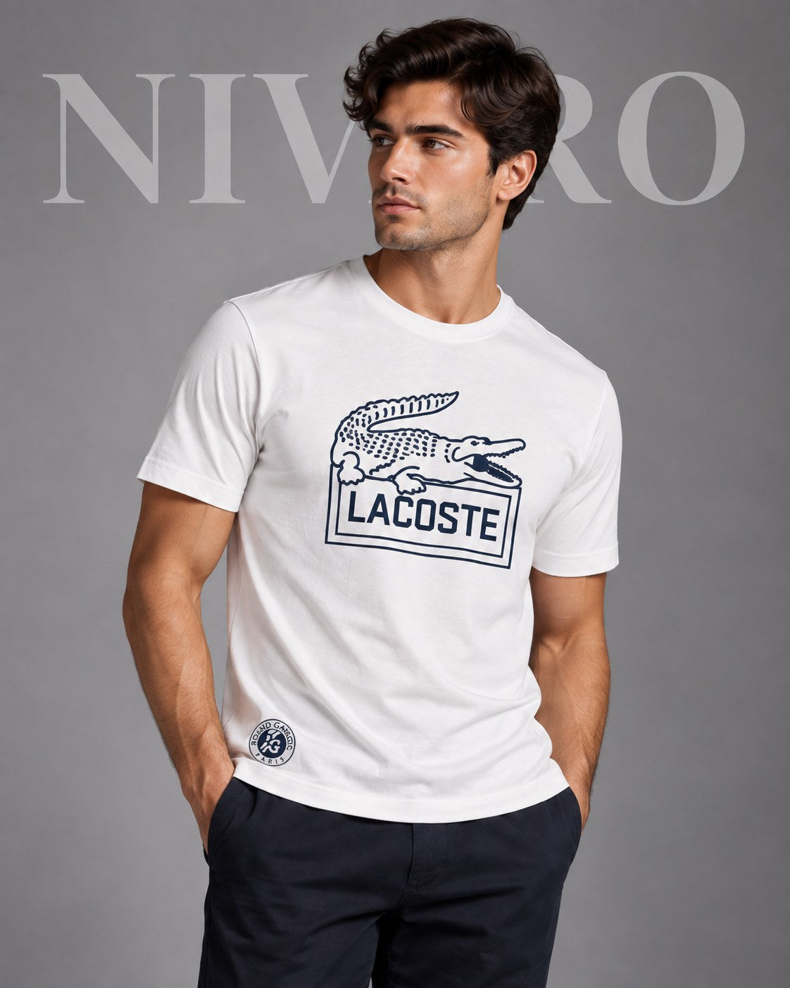 Remera Lacoste Big Croc