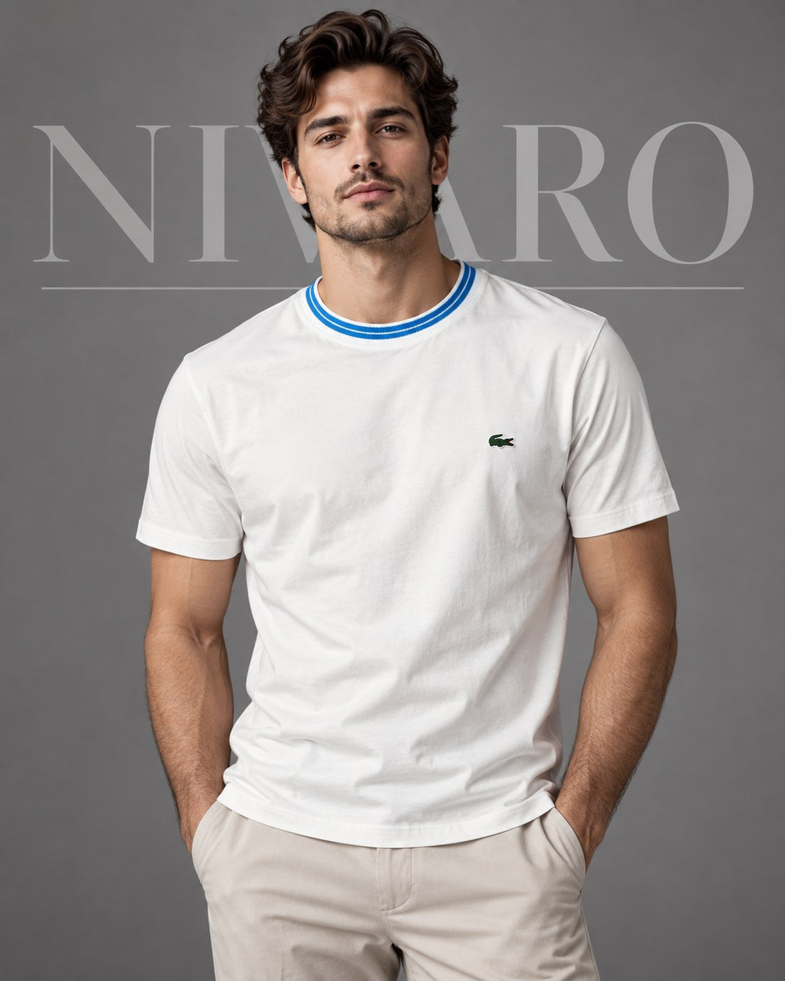 Remera Lacoste Blue Collar