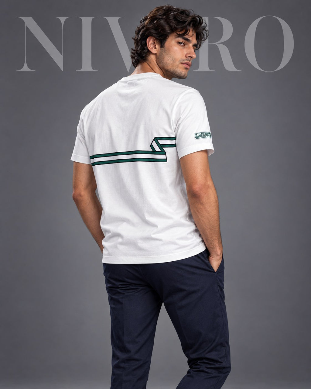 Remera Lacoste Green Wave