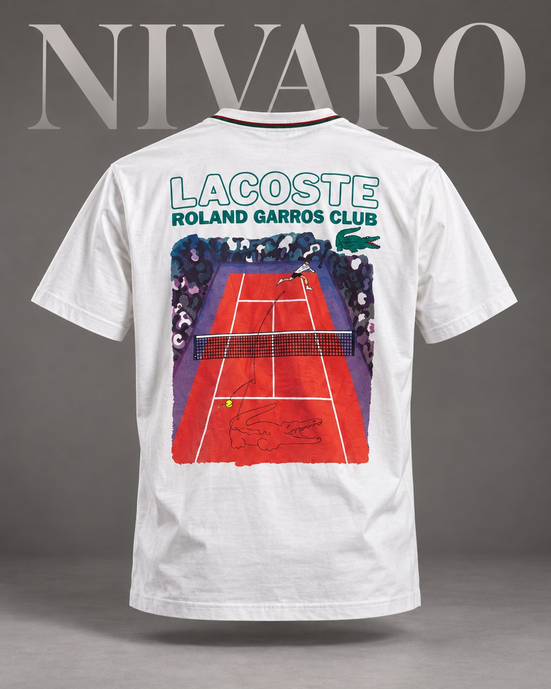Remera Lacoste Grand Slam White