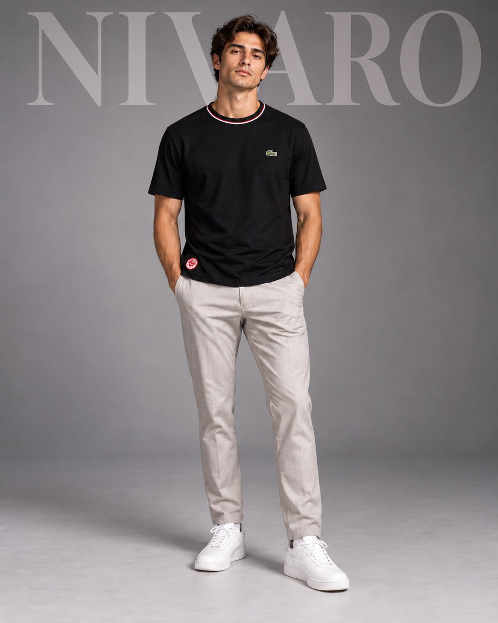 Remera Lacoste Grand Slam Black