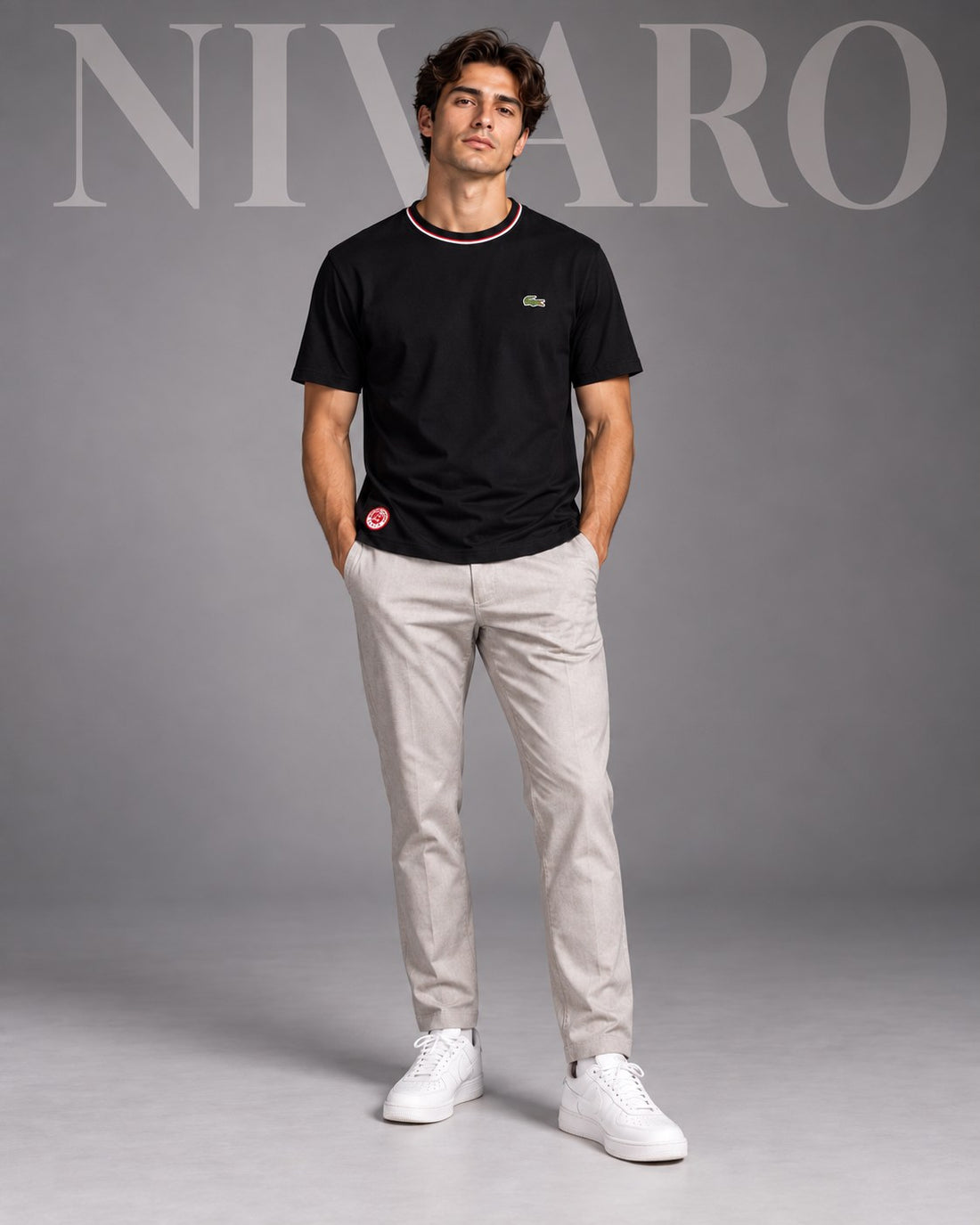 Remera Lacoste Grand Slam Black