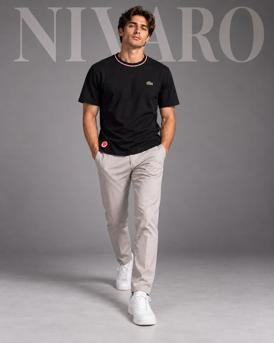 Remera Lacoste Grand Slam Black