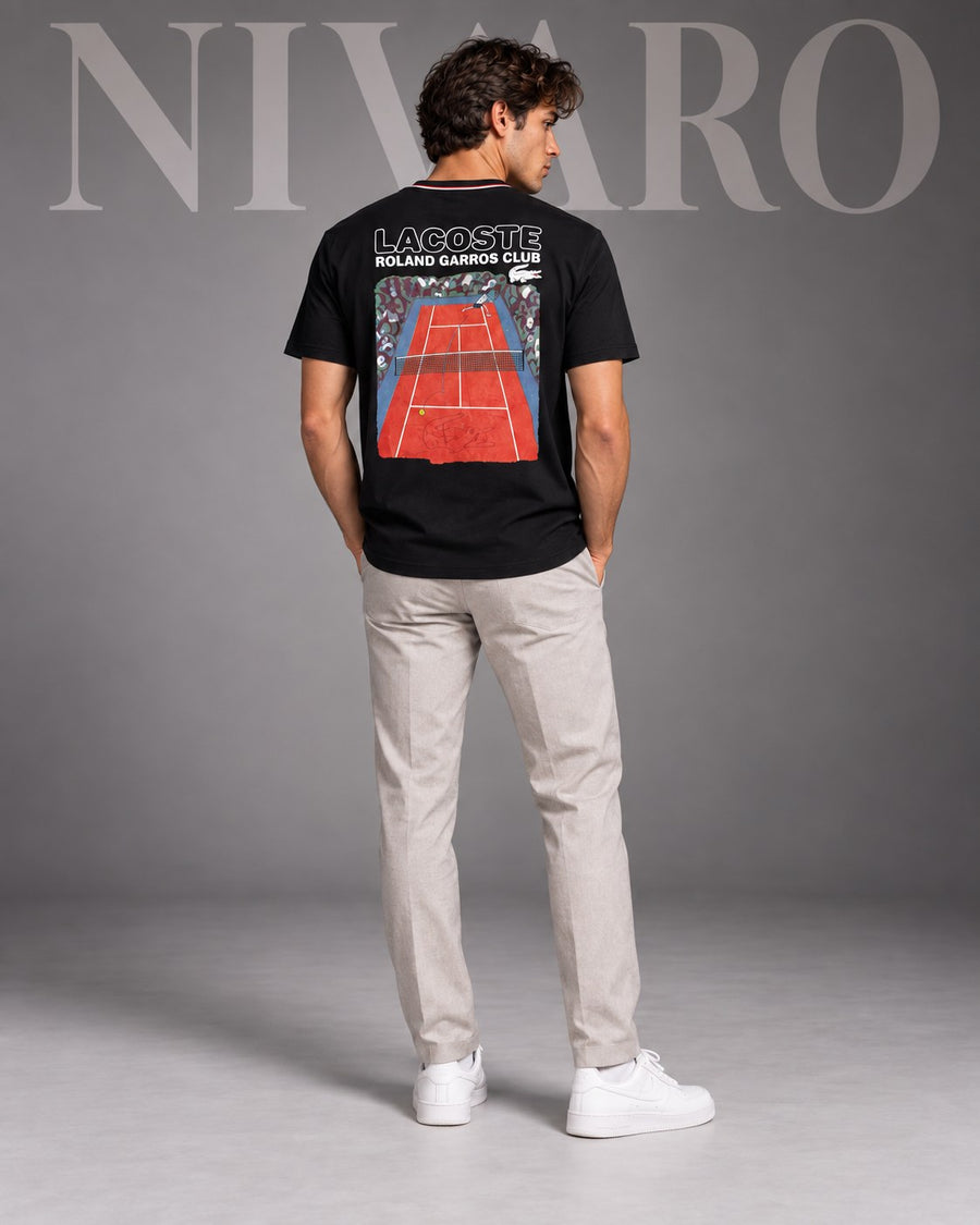 Remera Lacoste Grand Slam Black