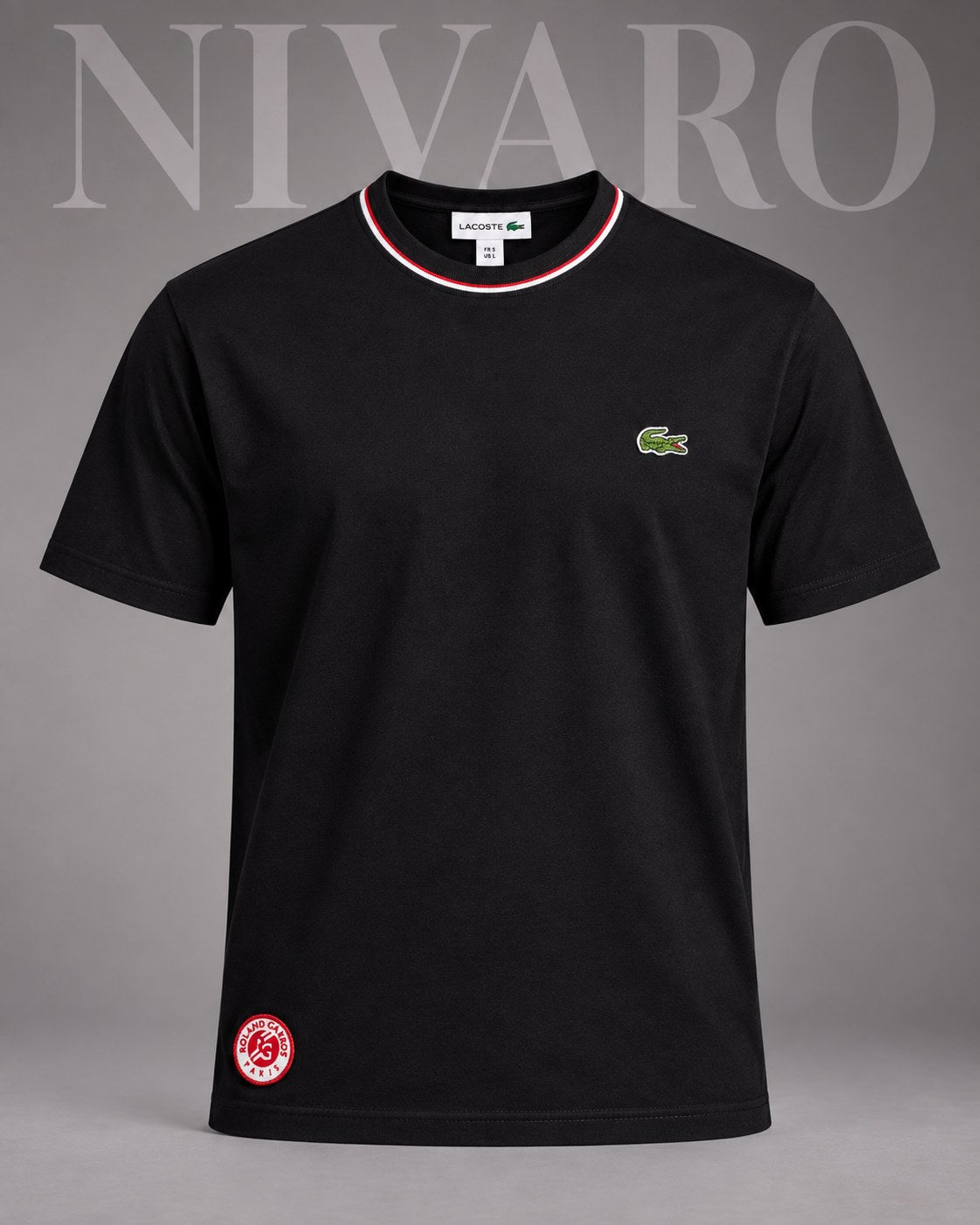 Remera Lacoste Grand Slam Black