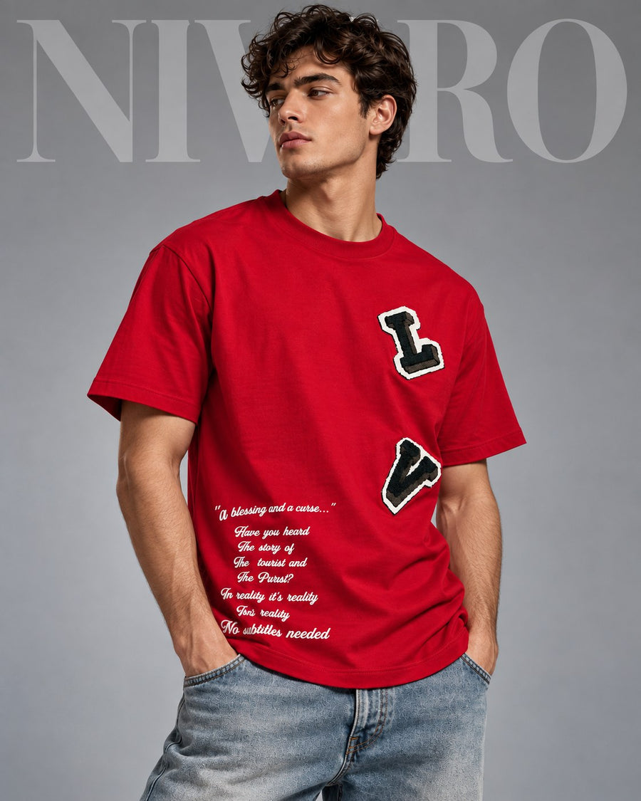 Remera Louis Vuitton Red Varsity