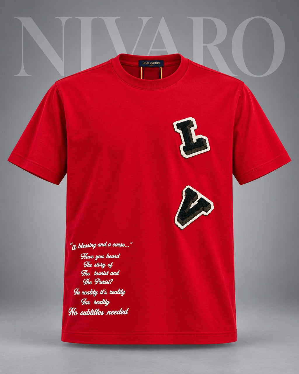 Remera Louis Vuitton Red Varsity