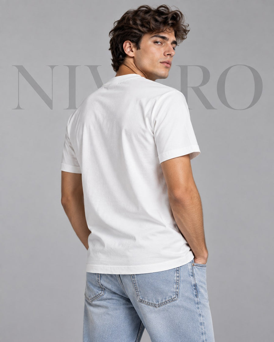 Remera Moncler White Patch
