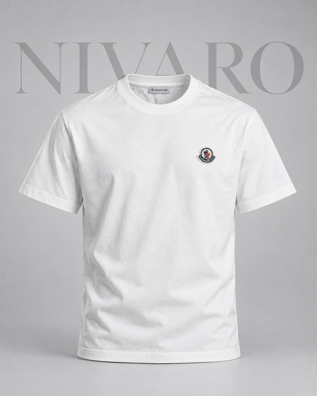 Remera Moncler White Patch