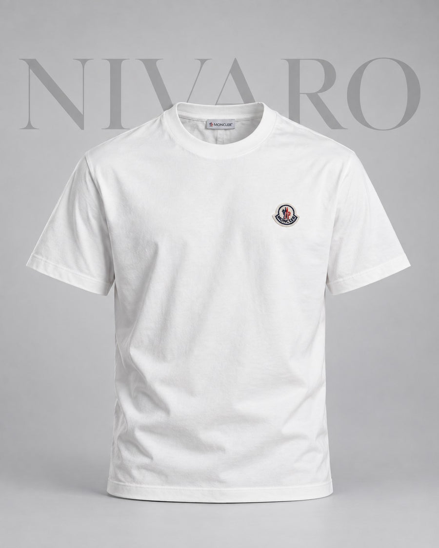 Remera Moncler White Patch