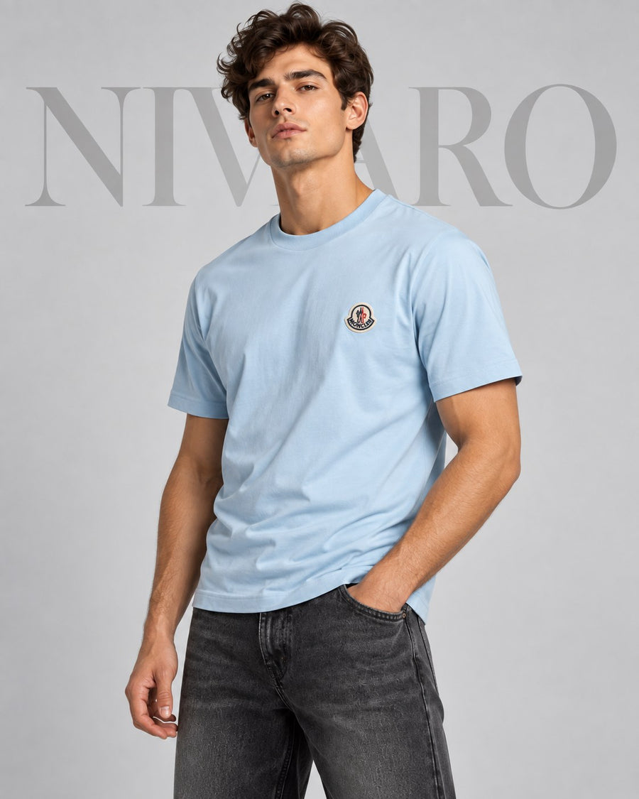 Remera Moncler Sky Blue