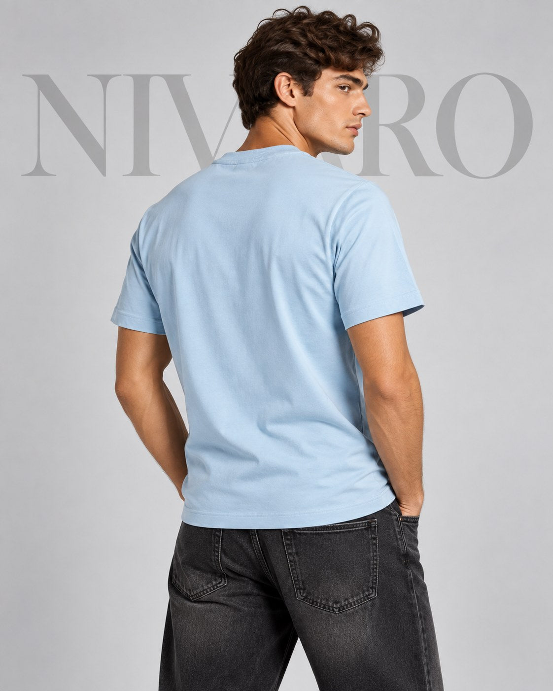 Remera Moncler Sky Blue