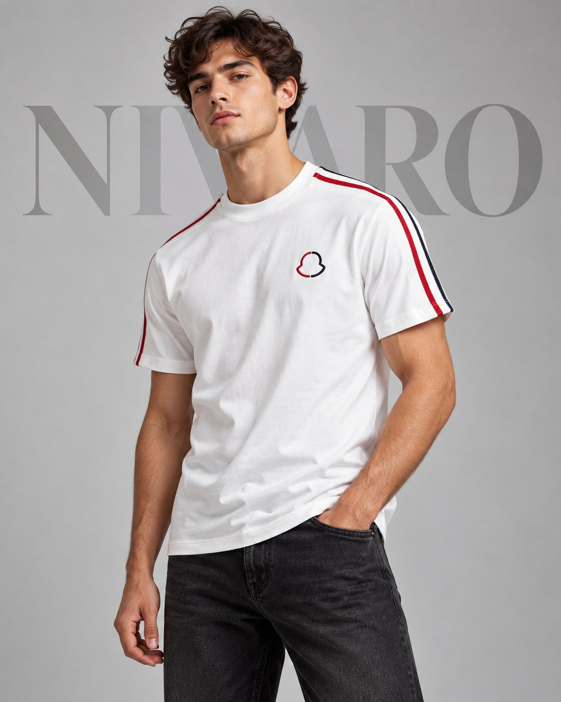 Remera Moncler Tricolor
