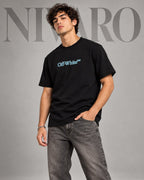Remera Off-White Blue Arrows