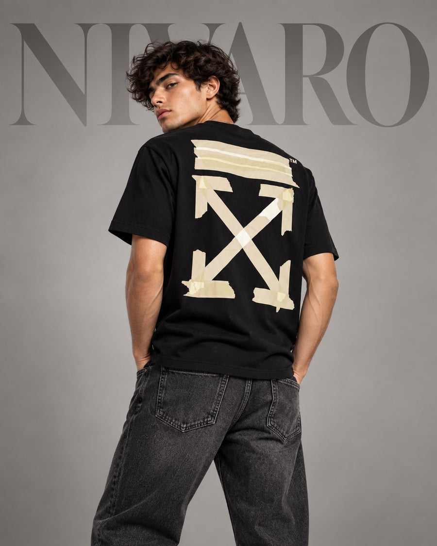 Remera Off-White Blue Arrows