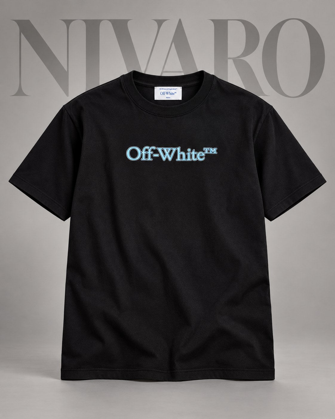 Remera Off-White Blue Arrows