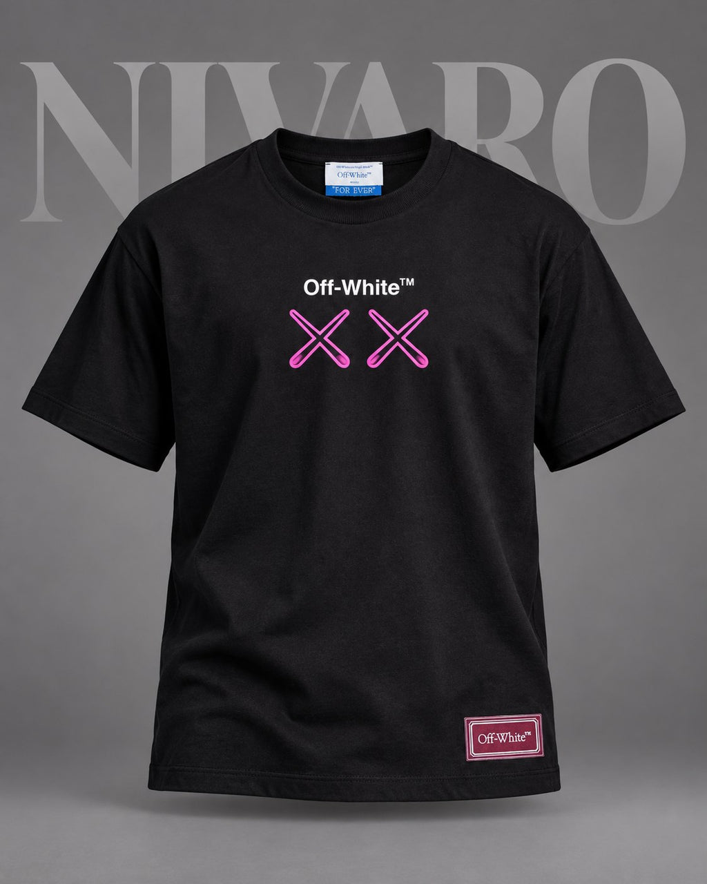 Remera Off-White Pink Arrows