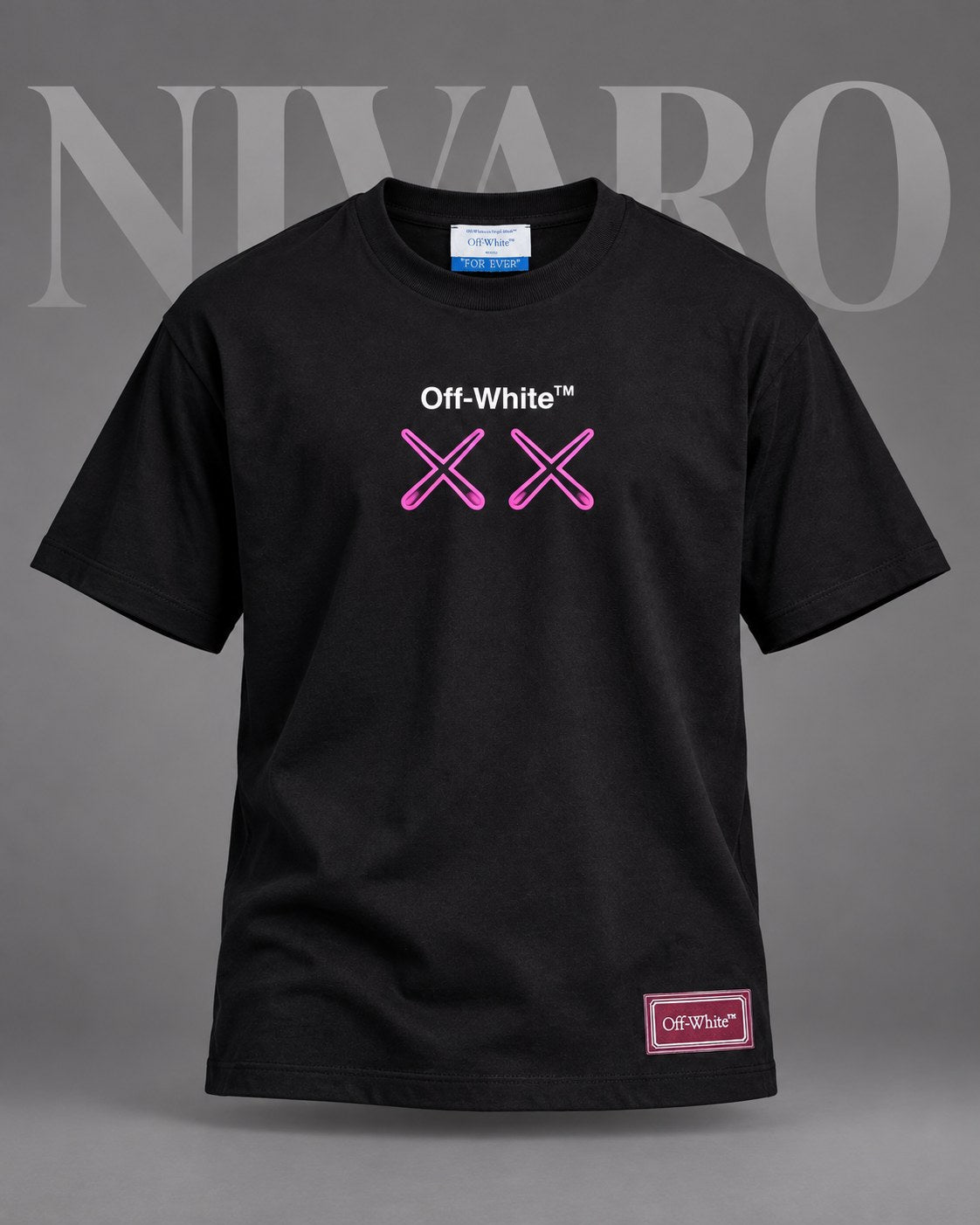 Remera Off-White Pink Arrows