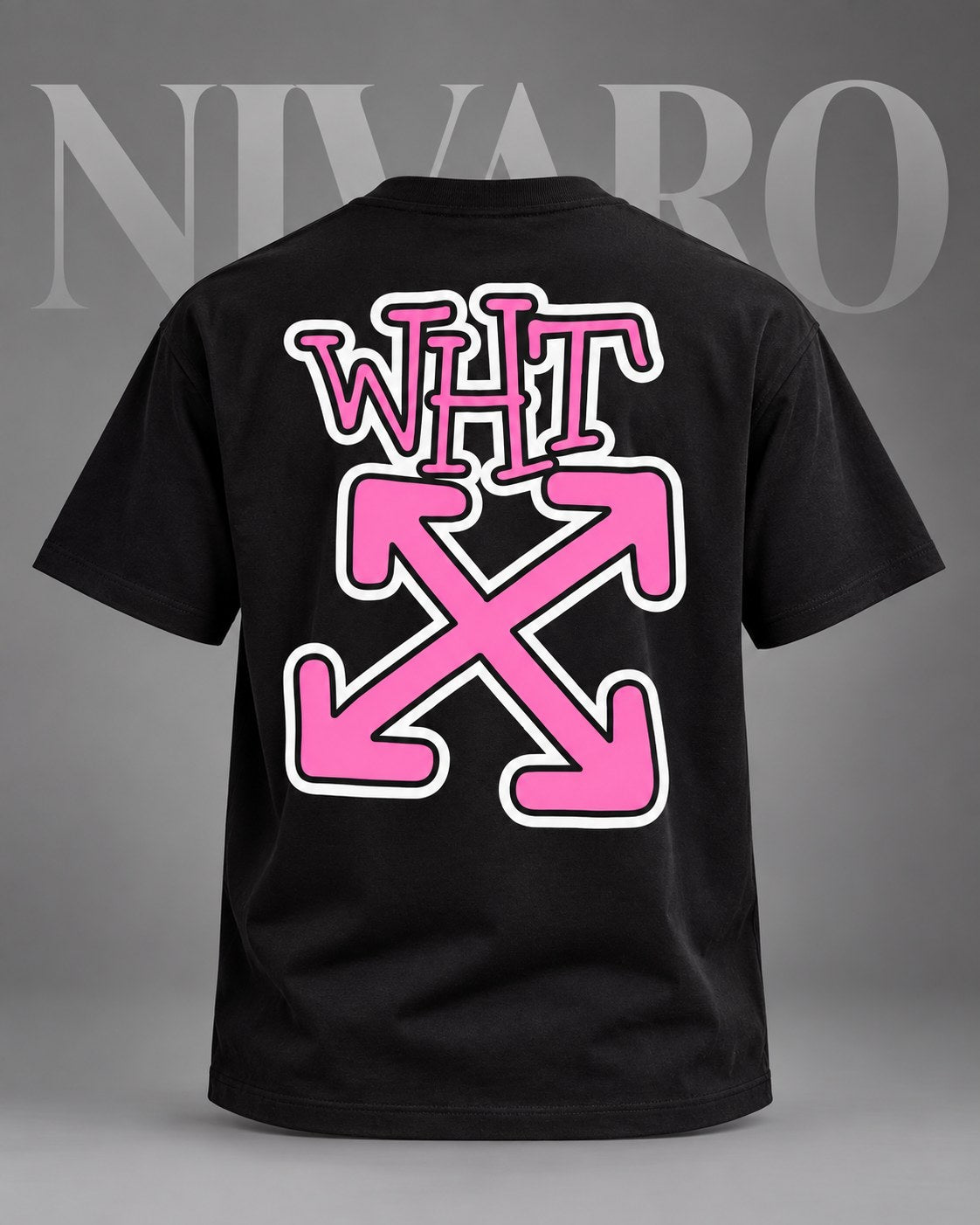 Remera Off-White Pink Arrows