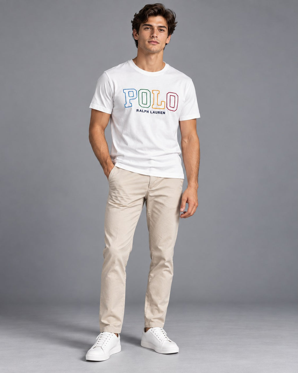 Remera Polo Rainbow